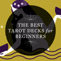 RP Mystic - Graphic illustration reading 'The Best Tarot Decks for Beginners'