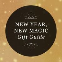 Designed featured image reading "New Year, New Magic Gift Guide" over a gold background dotted with stars