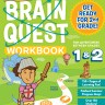 Summer Brain Quest 1&2 workbook cover with illustrated girl wearing a knight costume in front of a dragon