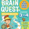 Summer Brain Quest 3&4 workbook cover with illustrated boy wearing a Roman knight costume standing in front of a unicorn