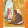 The “Pig: Self-Awareness” card from “Trash Animals Oracle: Inspiration and Guidance from Chaotic Creatures”