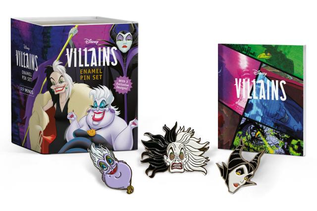 Disney Villains Enamel Pin Set