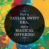 Designed featured image for RP Mystic blog post "Pick a Taylor Swift Era, Get a Magical Offering"