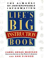 Life’s Big Instruction Book