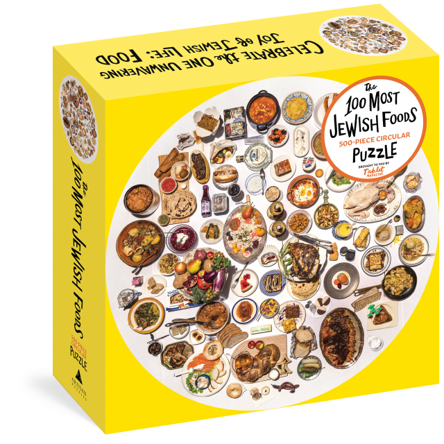 The 100 Most Jewish Foods: 500-Piece Circular Puzzle