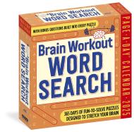 Brain Workout Word Search Page-A-Day Calendar 2025