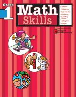 Math Skills: Grade 1 (Flash Kids Harcourt Family Learning)