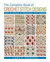 The Complete Book of Crochet Stitch Designs