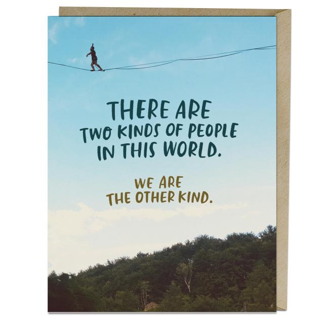 Two Kinds Of People Card