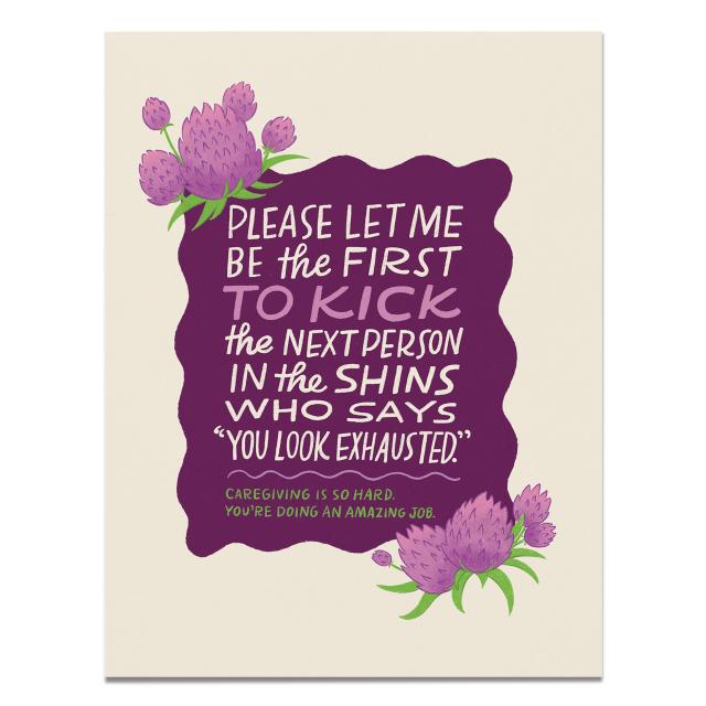 Caregiving is Hard Card