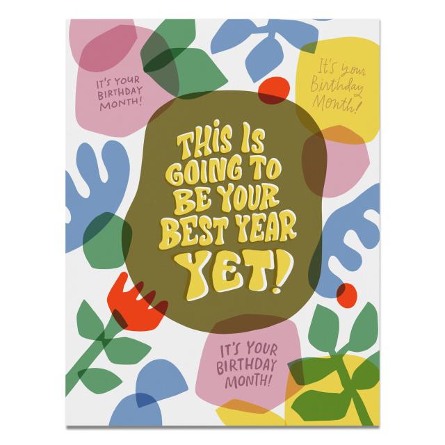Best Year Yet Birthday Card