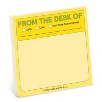 From the Desk Of Sticky Note