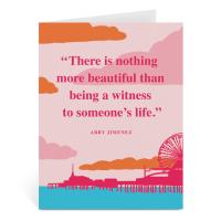 Abby Jimenez Be a Witness Greeting Card